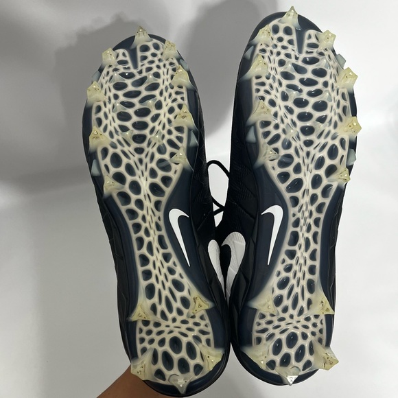 NWT MENS NIKE Alpha Menace Pro Low TD Black & White Football Cleats Size 15 - Picture 8 of 12